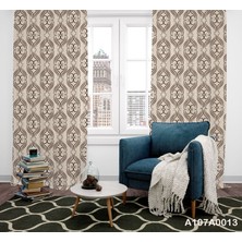 A2ZTR Dijital Baskılı Fon Perde Iki Kanat