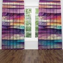 A2ZTR Dijital Baskılı Fon Perde Iki Kanat