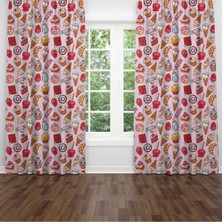 A2ZTR Dijital Baskılı Fon Perde Iki Kanat