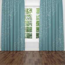 A2ZTR Dijital Baskılı Fon Perde Iki Kanat