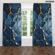 A2ZTR Dijital Baskılı Fon Perde Iki Kanat