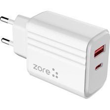 ZORE Play Serisi Pl3 Type-C To Lightning 2in1 Pd Seyahat Şarj Aleti 20W