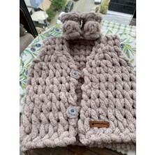 Alize Pıffy Bebek Yelek Patik Set