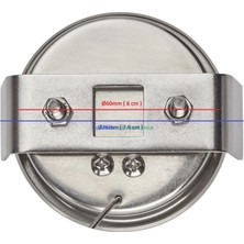 Teknik Marketiniz Ø60 mm 0/500 C° 1,5 Metre Kablolu Fırın Termometresi, Panotip 500 Derece Kablolu Bahçe, Pizza, Pide, Ekmek, Köy Kara Taş Fırın Isı Gösterge Saati Tfa Dostmann TM832.14.1037.60