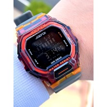 Joefox G-Shock Kasa Çok Renkli Digital 5ATM Suya Dayanıklı 2 Yıl Garantili Spor Kol Saati J-GS06