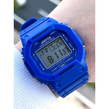 Joefox G-Shock Kasa Lacivert/siyah Digital 5ATM Suya Dayanıklı 2 Yıl Garantili Spor Kol Saati J-GS05