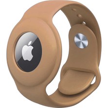 Megafox Teknoloji Kordon Uyumlu Airtag Anahtarlık -  Gold