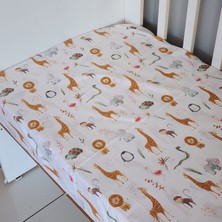 Babynest Dünyası 60X120 Bebek-Çocuk Pamuklu Lastikli Çarşaf Zürefa