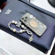 ULK Case iPhone Uyumlu Queen Butterfly Vercase Charm Şeffaf Kılıf