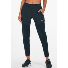 Nike Dri-Fit Essential Running Siyah Bilek Üstü Kadın Eşofman Altı