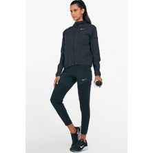 Nike Dri-Fit Essential Running Siyah Bilek Üstü Kadın Eşofman Altı