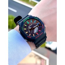 Joefox G-Shock Kasa Siyah Digital/analog 5 Atm Suya Dayanıklı 2 Yıl Garantili Spor Kol Saati J-GS20