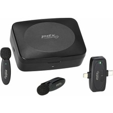 PDX Plus,V10  Wireless,  ikili Kablosuz  Yaka Mikrofonu  (YouTube)  Android