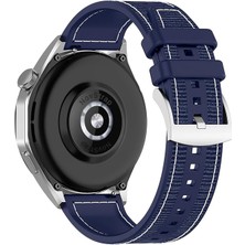 NovStrap Huawei Watch 3/4/Pro/Buds/Ultimate ile Uyumlu Kordon (22mm) New Lansman Silikon Kumaş Kayış