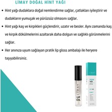 Limay Dudak Yağı Lip Oil %100 Doğal Saf Soğuk Sıkım Hint Yağı Nemlendirici Besleyici Dudak Bakım Yağı