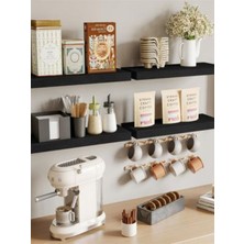 Yggdrasil Home Decor Dekoratif Doğal Ahşap  2’li  Takım 95x15x4 cm  (Gizli Aparatlı Raf)