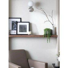 Yggdrasil Home Decor Dekoratif Doğal Ahşap  Tek’li 50x20x4 cm  (Gizli Aparatlı Raf)