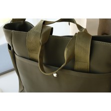 Cozy Box Yeşil Askılı Ayarlanabilir Su Geçirmez Omuz ve El Kadın Çantası