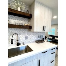 Yggdrasil Home Decor Dekoratif Doğal Ahşap  2’li  Takım 65x15x4 cm  (Gizli Aparatlı Raf)