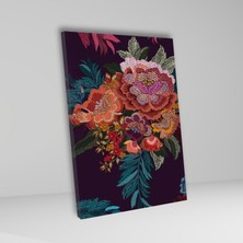 Gaagart 3'lü Kanvas Duvar Tablosu Peter Mitchev Boho Kadın ve Çiçekler