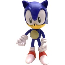 Sonic Hedgehog Kirpi Sonic Anime Karakter Figür Eklemli Silikon Oyuncak Klasik Mavi Sonic 1 16 Cm.