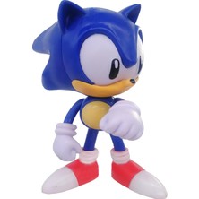 Sonic Hedgehog Kirpi Sonic Anime Karakter Figür Eklemli Silikon Oyuncak Klasik Mavi Sonic 1 16 Cm.