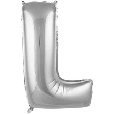 Ürün Limanı L Harfi 36 cm Gümüş Folyo Balon
