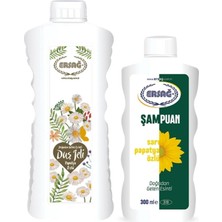 Ersağ Sarı Papatya Özlü Şampuan 300 ml & Papatya Özlü Duş Jeli 1000 ml (Ikisi Bir Arada )