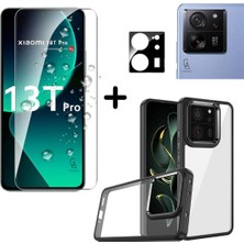 Coolacs Xiaomi Mi 13T Pro Uyumlu Pastel Renk Telefon Kılıfı Temperli Cam Ekran ve Kamera Koruyucu