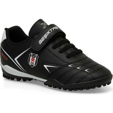 Beşiktaş Kinetix Kero J Tf Çocuk Halısaha Ayakkabısı Siyah - Beyaz Erkek Çocuk Krampon