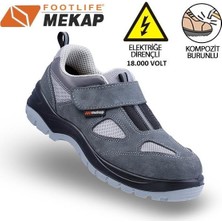 Mekap Kompozit Burunlu Elektrikçi Iş Ayakkabısı 157 S1P (Kevlar Ara Taban)
