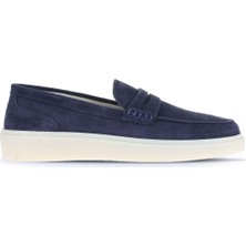 Bueno Shoes Lacivert Süet Erkek Loafer 07MA21774004