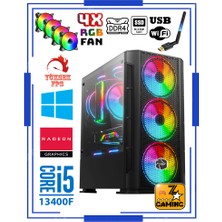 Zeiron Ares ZX15 Intel Core I5-13400F 16GB Ddr4 Ram 512GB M.2 Nvme SSD 8gb 256BIT RX580 Oyuncu Masaüstü Bilgisayar