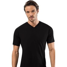 Tatkan Kota 2009 Erkek Termal V Yaka Şardonlu Kısa Kol Üst