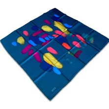 Aker Petrol Mavisi Tivil Ipek Eşarp 33474