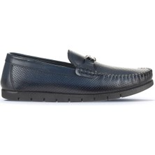 Bueno Shoes Lacivert Deri Erkek Loafer 21MA96