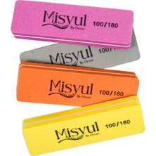 Misyul Tırnak Törpü Çift Taraflı Buffer Törpü Mini Tırnak Üstü Törpü 4 Adet