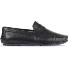 Bueno Shoes Siyah Deri Erkek Loafer 21MA216