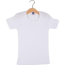 Berrak Kız Çocuk Çocuk Ribana Yarım Kollu Fanila 6 Lı Atlet BERRAK-2508