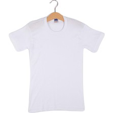 Tutku Erkek Çocuk Kısa Kollu Bisiklet Yaka Ribana Faniala 3 Lü Atlet BERRAK-1510