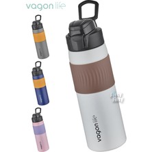 Vagonlife 580 ml Çelik Termos Rahat Içim Kaydırmaz