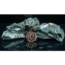 Orion Gemstone Spiral Kolye