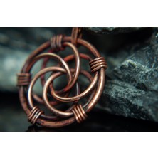 Orion Gemstone Spiral Kolye