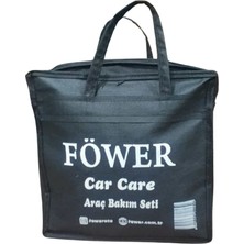 Föwer 16'lı Oto Bakım Seti Çantalı Full Araba Yıkama Seti Araç Efsane Temizlik Seti Premium Quality