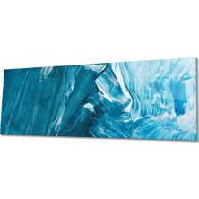 Rosyvien Sanatsal Yağlı Boya Görünümlü Panoramik Cam Tablo, Modern Ev Ofis Duvar Dekoru, Hediyelik Temperli