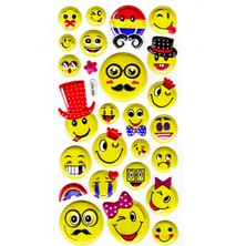 Limmy Sticker Kabartmalı Stiker Defter Planlayıcı Etiket RA 009 17 x 9Cmk omik Emojiler