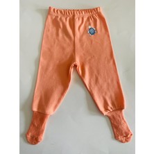 Anka Baby Çoraplı Kız Bebek Pantalon  Organik