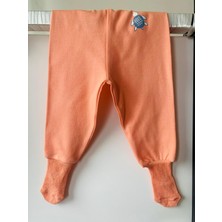 Anka Baby Çoraplı Kız Bebek Pantalon  Organik