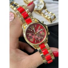 Neorney Analog Kol Saati Beyaz Taşlı Şık