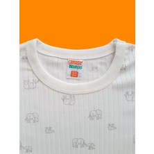 Çamaşır Bahçesi Kısa Kollu Desenli Çocuk Pijama Takım #baskılıçocukpijamatakım #yavrufildesenlipijama #çamaşırbahçesi